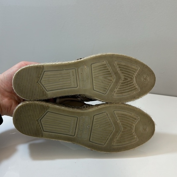 Anthropologie Gaimo Leather Slingback Espadrille Sandals Size 36(5.5) - Picture 12 of 15